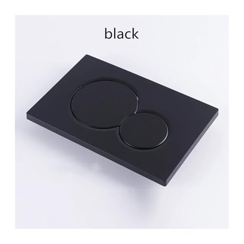 Dual Flush Betätigungsplatte for Wand-WC-Tank, Sigma01 115.770.21.5 Versteckte Wassertankplatte mit Doppeltasten(Black) von CUDVOLHTU