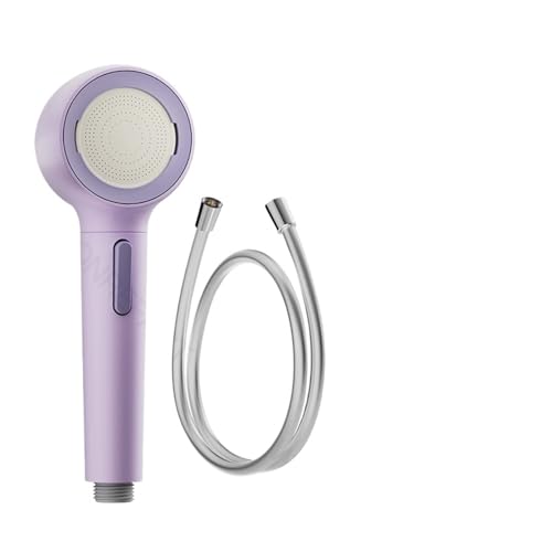 Duschkopf 2 Modi Hochdruckdusche, Köpfe mit abnehmbarem Handfilter(Purple-B2) von CUDVOLHTU