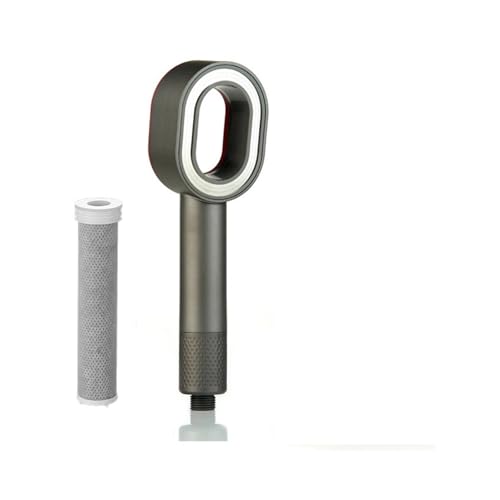 Duschkopffilter Druckreinigungswasser, spart Handbrause im Badezimmer(Gray) von CUDVOLHTU