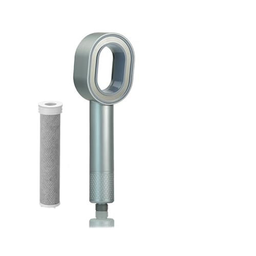 Duschkopffilter Druckreinigungswasser, spart Handbrause im Badezimmer(Silver) von CUDVOLHTU