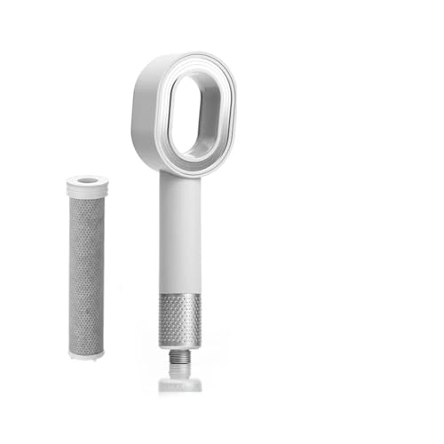Duschkopffilter Druckreinigungswasser, spart Handbrause im Badezimmer(White) von CUDVOLHTU
