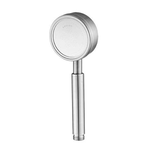 Edelstahl-Druckduschkopf, for Badezimmer-Handbrause mit Wassersparfunktion(Silver) von CUDVOLHTU