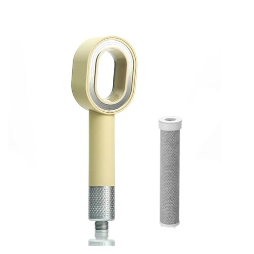 Filterduschkopf Druckdusche, Kopfwassersparende Filtrationsreinigung(Beige) von CUDVOLHTU