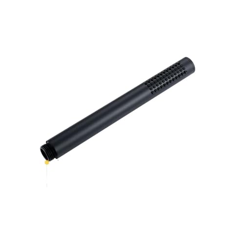 Handbrause fürs Badezimmer, Hardware, runde Handbrause aus massivem Messing(Matte Black) von CUDVOLHTU