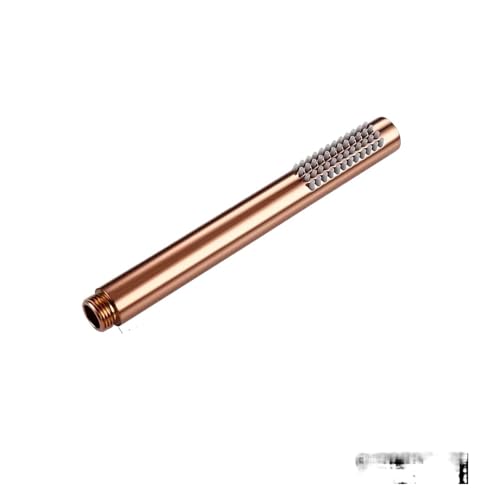 Handbrause fürs Badezimmer, Hardware, runde Handbrause aus massivem Messing(Rose Gold) von CUDVOLHTU