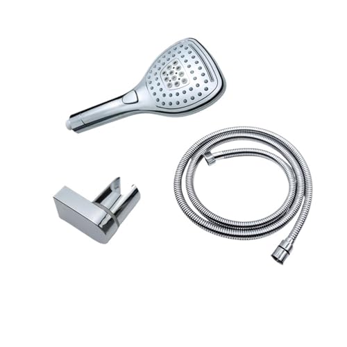 Handbrause mit Wasserfall-Design, mit 1,5 m langem Schlauch, Halterungsset aus ABS-Kunststoff(Whole Set) von CUDVOLHTU