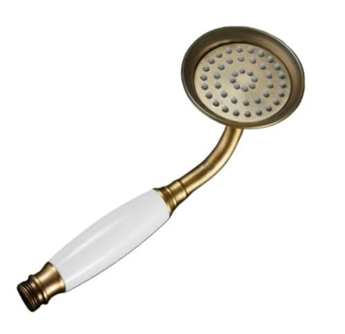 Handbrausekopf, wassersparend, Handbrausekopf mit Druck im Badezimmer(Light yellow) von CUDVOLHTU