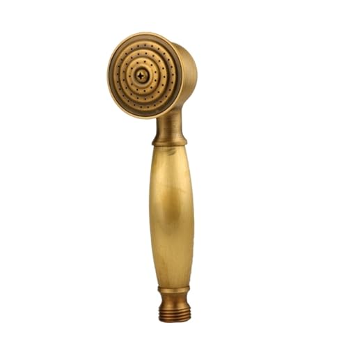 Handbrausekopf Ersatz, Chrom Abnehmbarer Badezimmer Duschkopf Wasser(Antique) von CUDVOLHTU