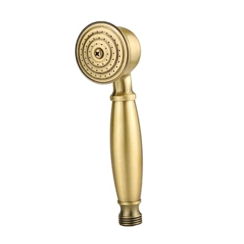 Handbrausekopf Ersatz, Chrom Abnehmbarer Badezimmer Duschkopf Wasser(Gold) von CUDVOLHTU