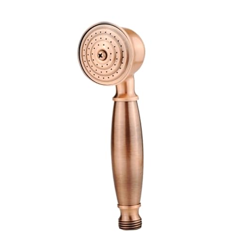 Handbrausekopf Ersatz, Chrom Abnehmbarer Badezimmer Duschkopf Wasser(Red bronze) von CUDVOLHTU