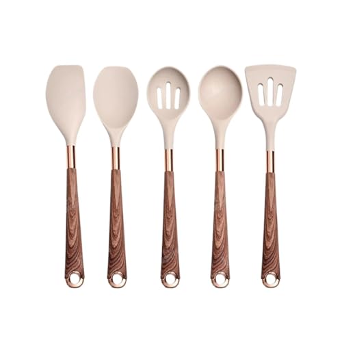 Silikon-Kochutensilien-Set, Küchen-Antihaft-Werkzeug, beschichteter Griff, Gadgets, BPA-freies Küchengeschirr, hitzebeständiges Spatel-Set(K05) von CUDVOLHTU