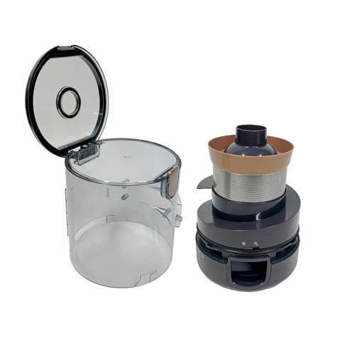 Staubbehälter-Montage, Staubbehälterbecher, Schwarz, Zyklon, Kompatibel mit Jimmy H10 Pro/H10 Flex Staubsauger(Cup and Cyclone) von CUDVOLHTU