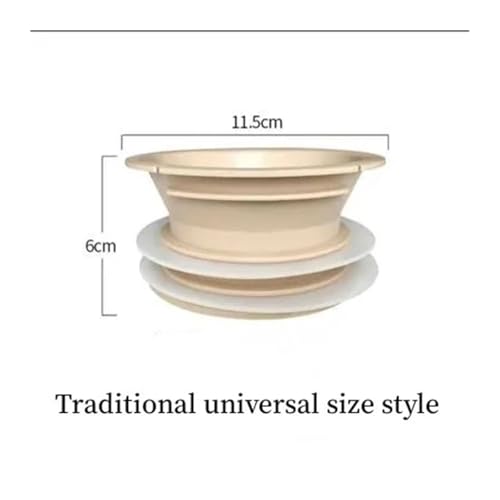 Toilettenflanschring, Dichtungsring, Desodorierung, verdickter Abwasserkanal, Toilettensitz, auslaufsicherer Universal-Gummiring(11.5CMX6CM) von CUDVOLHTU