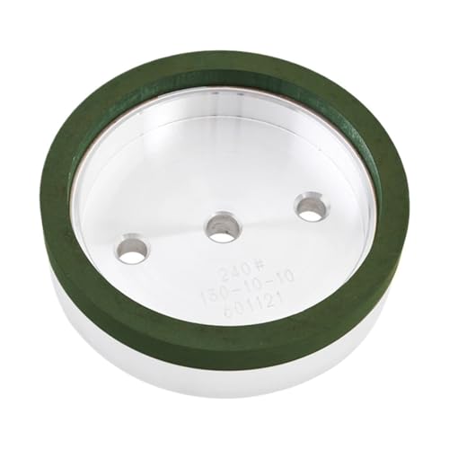 Topfschleifscheibe aus Harz, for Kantenanfasen von Glas, Maschine for geraden Kantenanfasen von Glas(Dia.130 x Hole12,320) von CUDVOLHTU