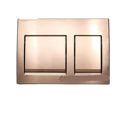 Wandmontiertes Toilettenpaneel, versteckter Wassertank, Spülknopf, Spülpaneel for Zuhause(Rose gold brushed) von CUDVOLHTU