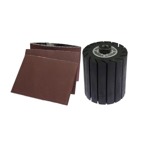 Winkelschleifer-Adapter, Gummi, for Erweitern, Polieren, Schleifbänder, 3-in-1-Set(P120 P400 P800) von CUDVOLHTU