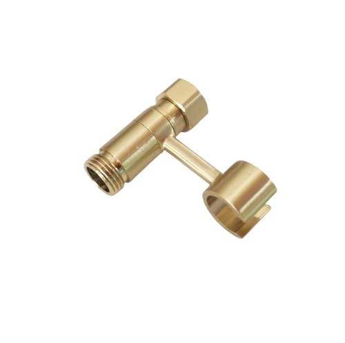 Zweiwege-Bidethahn aus gebürstetem Gold, Toiletten-Bidet-Duschkopf zur Selbstreinigung(Holder) von CUDVOLHTU