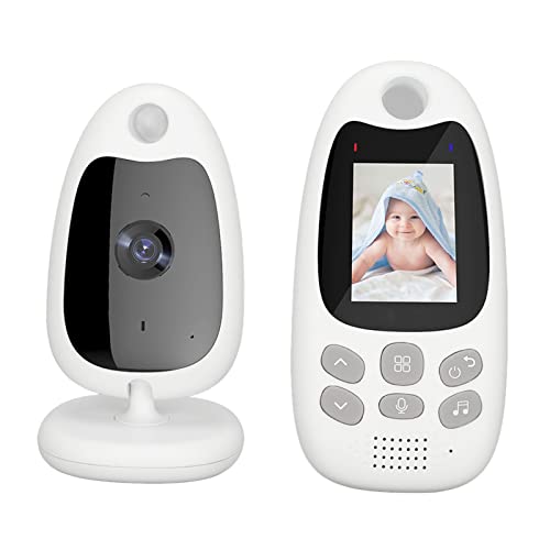 CUEI Video-Babyphone, 2-Zoll-Nachtsicht-Funk-Videomonitor mit Kamera und Audio, 2-Wege-Gespräch 850-Fuß-Übertragungs-Babymonitor mit Temperaturüberwachung, intelligenter VOX-Modus, Schlaflieder(EU) von CUEI