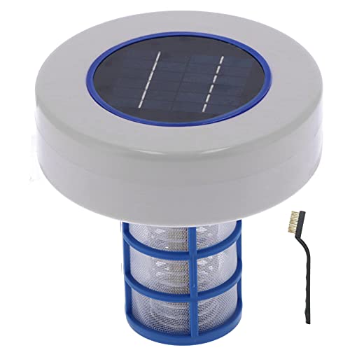 CUEI Solar-Pool-Ionisator, Hocheffizienter Schwimmender Pool-Reiniger, Professioneller Pool-Wasserreiniger, Kompatibel mit Süß- und Salzwasser-Pools Spas, um Den Pool Sauberer Klarer zu Halten von CUEI