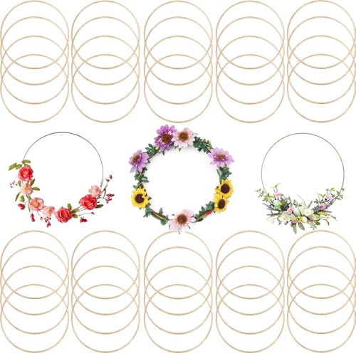 CUEMOON 40 Metallringe mit Traumfängern, Metallkreisen für Girlanden, Kreise, Makramee-Ringe für Traumfänger und Handwerk CUEMOON 40 Metallringe mit Traumfängern, Metallkreisen für Girlanden, Kreise, Makramee-Ringe für Traumfänger und Handwerk von CUEMOON