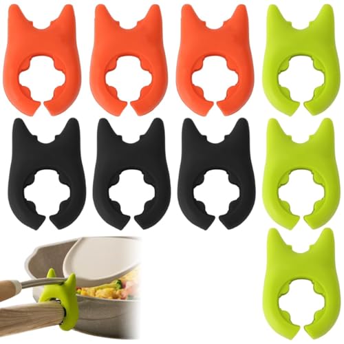 CUEMOON 9 Stück Kochlöffel Silikon Ablage für den Herd Küchengadgets, Spateln Nach Dem Kochen In Einer Dampfgarer Ablage, Kitchen Gadgets von CUEMOON