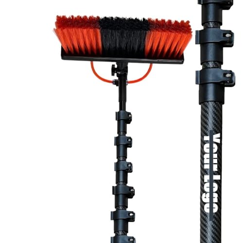 CUGBHSEGP Carbon Fiber 50FT Teleskop Wasser Fed Pole Fenster Reinigung System Verlängerung Stange von CUGBHSEGP