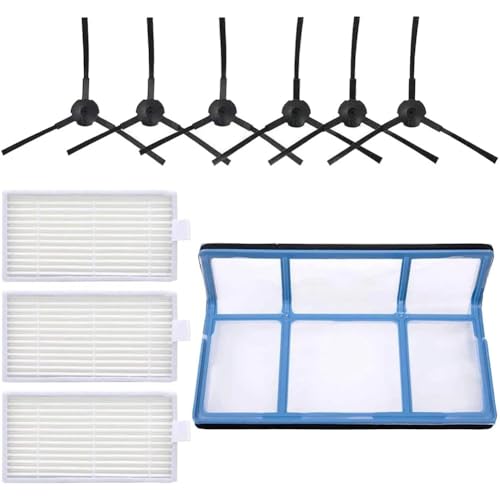 CUGBHSEGP Filter-Seitenbürsten-Ersatzteilset, kompatibel mit ILIFE, V3 V3S V5 V5S V5S Pro Staubsaugerroboter-Zubehör, Staubsaugerkartusche CUGBHSEGP Filter-Seitenbürsten-Ersatzteilset, kompatibel mit ILIFE, V3 V3S V5 V5S V5S Pro Staubsaugerroboter-Zubehör, Staubsaugerkartusche von CUGBHSEGP