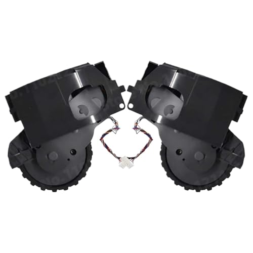 Kehrroboter-Reiserad, Ersatz-Staubsaugerzubehör, Linke und rechte Radteile, kompatibel mit Roborock, S6 S60 S61 S65 T6, Radersatz(L+R) von CUGBHSEGP