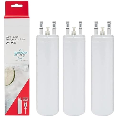 Kompatibel mit Frigidaire, WF3CB, kompatibel mit Puresource, Pure Source 3, 1–5 Stück, gefiltertes Kühlschrankwasser(3pcs) von CUGBHSEGP