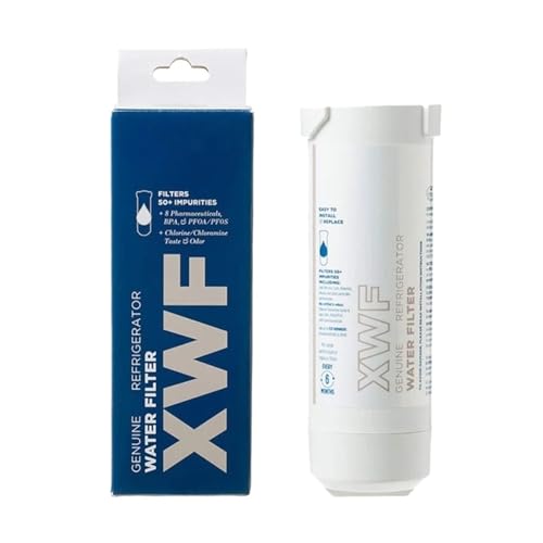 Kühlschrank-Wasserfilter, kompatibel mit GE, XWF GSE25 GSS23 GSS25 GZS22 PSE25 CZS22 XFE26 GDE21 GNE27JSMSS MB-F48 GNE27JSMSS Kühlschrank-gefiltertes Wasser(1PCS) von CUGBHSEGP