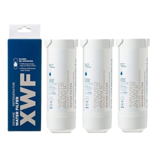Kühlschrank-Wasserfilter, kompatibel mit GE, XWF GSE25 GSS23 GSS25 GZS22 PSE25 CZS22 XFE26 GDE21 GNE27JSMSS MB-F48 GNE27JSMSS Kühlschrank-gefiltertes Wasser(3 pcs) von CUGBHSEGP