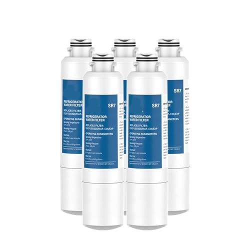 Kühlschrank-Wasserfilter ersetzen, kompatibel mit Samsung, DA29-00020A/B, 46-9101 RF4267HARS RF263TEAESG, Kühlschrank gefiltertes Wasser(5Pcs) von CUGBHSEGP