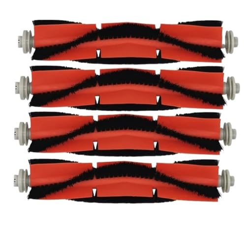 Roboterstaubsauger Hauptbürste Trommelbürste Ersatzteile Kehrmaschine Ersatzteile, Kompatibel for Xiaomi, Kompatibel for Roborock, S50 S51 S5 Haushalts-Rollbürste Staubsaugerzubehör(4PCS) von CUGBHSEGP