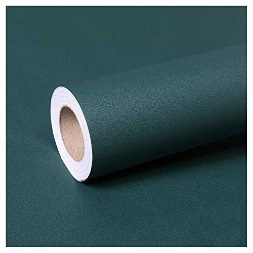 bandezid Möbelfolie Selbstklebend Tapeten Folie Fensteraufkleber PVC Aufkleber für Möbel Tür Fensterbank Schrank Schminktisch DIY-Dunkelgrün 60cm*3m bandezid Möbelfolie Selbstklebend Tapeten Folie Fensteraufkleber PVC Aufkleber für Möbel Tür Fensterbank Schrank Schminktisch DIY-Dunkelgrün 60cm*3m von CUHAWUDBA