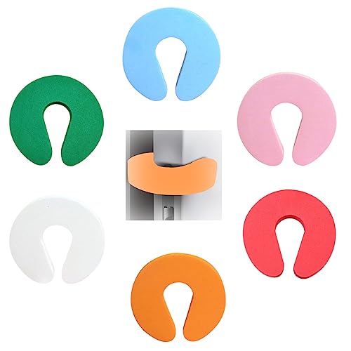 CUHZA Pack of 6 clamping protection for children's doors,Türstopper, Türstopper, Baby Kinder, Klemmschutz, Kindersicherheitstür, Türstopper Tür zum Schutz kleiner Kinderhände von CUHZA