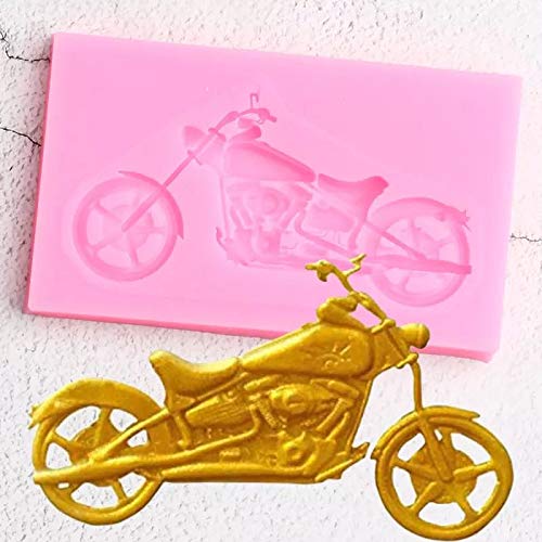 CUICUI Motorrad Silikonform DIY Baby Geburtstagstorte Dekorationswerkzeuge Auto Fondant Formen Candy Polymer Clay Schokoladen Gumpaste Formen von CUICUI