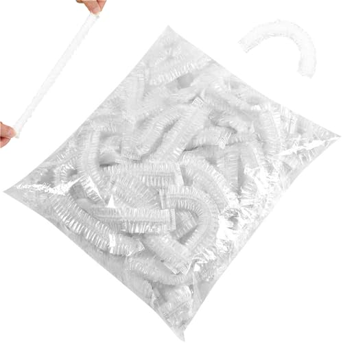 100 Stück Versiegelungsbeutel Lebensmittel Wiederverwendbare Elastische Frischhaltebeutel Frischhaltefolie mit Gummizug Abdeckhauben Für Reste Früchte Staubschutz Lebensmittel Frischhaltesäcke von CUIDAKJ