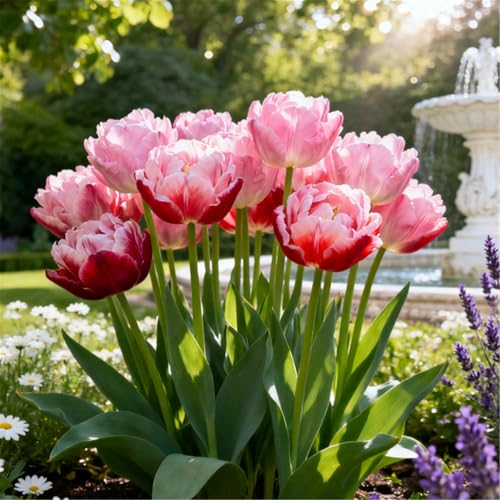 Frostbeständige gefüllte Tulpen/Seltene gefüllte Tulpen/Mehrfarbige klassische Sorten/Unverzichtbar für die Gartengestaltung-4 PCS-I Frostbeständige gefüllte Tulpen/Seltene gefüllte Tulpen/Mehrfarbige klassische Sorten/Unverzichtbar für die Gartengestaltung-4 PCS-I von CUIKWA