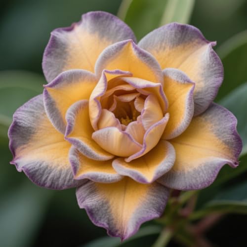 Winterharte Staude/Adenium obesum Wüstenrose/Pflegeleichte Balkontischdekoration/blüht Jahr für Jahr-4Rhizom-C von CUIKWA