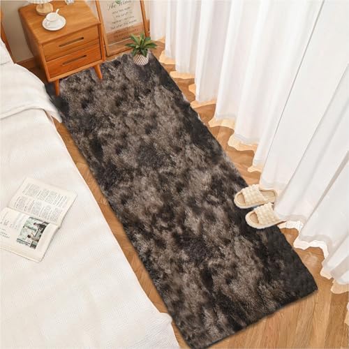 Shaggy Teppich 60 x 100 cm, Hohe Flordichte Angenehm Weich, Pflegeleicht Polyester, Hochflor, Anti-Rutsch-Rückseite, Flauschiger Moderner Teppich, braun Shaggy Teppich 60 x 100 cm, Hohe Flordichte Angenehm Weich, Pflegeleicht Polyester, Hochflor, Anti-Rutsch-Rückseite, Flauschiger Moderner Teppich, braun von CUIMEI