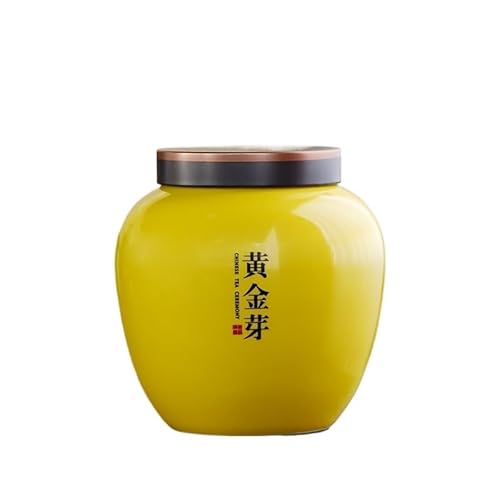 CUISGOR Teedose Golden Bud Teeverpackung Doppeltes Keramikglas Teedose CUISGOR Teedose Golden Bud Teeverpackung Doppeltes Keramikglas Teedose von CUISGOR