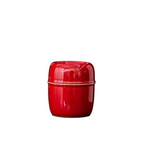CUISGOR Teedose Verbotene Stadt Roter Tee Dosen Keramik Versiegelten Dosen Kleine Und Große Felsen Tee Zimt Schwarz Und Grün Tee Longjing Tragbare Dosen Teedose(S) von CUISGOR