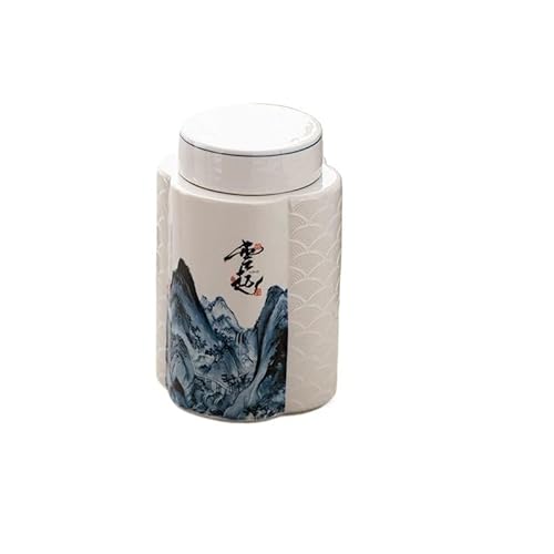 Teedose Neue Keramik-Teedose im chinesischen Stil, Pu'er, Schwarztee, Grüntee, Weißtee, universell versiegelte Dose, feuchtigkeitsbeständige Dose, Geschenkbox-Set Teedose Teedose Neue Keramik-Teedose im chinesischen Stil, Pu'er, Schwarztee, Grüntee, Weißtee, universell versiegelte Dose, feuchtigkeitsbeständige Dose, Geschenkbox-Set Teedose von CUISGOR