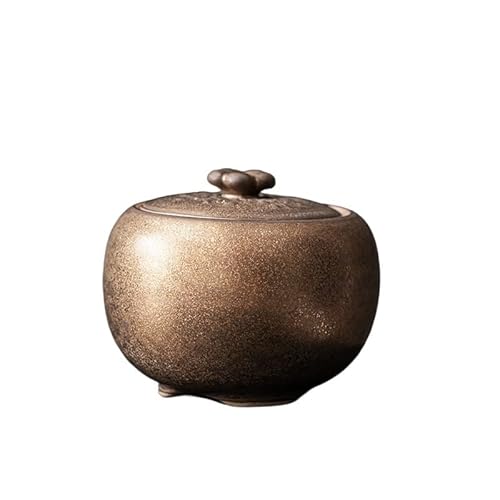 Teedose Retro Alte Teedosen Versiegelte Tee-Aufbewahrungsdosen Kleine tragbare kleine Keramik-Teeverpackungsdosen Chinesische Retro-Teedosen Teedose von CUISGOR