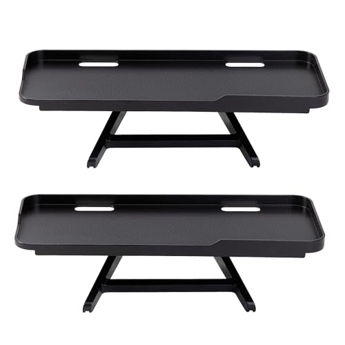 CUISIBOT 2 Stück verstellbare TV-Regal oben Regal Monitor Top Shelf TV Top Storage Bracket Computer Bildschirm Regal für Handy-Ständer, Media-Boxen, Spielkonsole, Router und Zuhause 30,6 x 12,9 cm von CUISIBOT