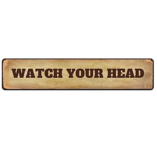 CUIYMXSC Wandschild aus Aluminium, rustikales Blechschild, Retro-Wanddekoration, 40,6 x 10,2 cm von CUIYMXSC