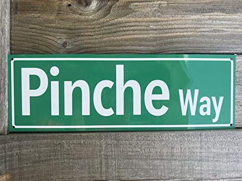 Mexico Pinche Way Straßenschild aus Blech, 40,6 x 10,2 cm Mexico Pinche Way Straßenschild aus Blech, 40,6 x 10,2 cm von CUIYMXSC