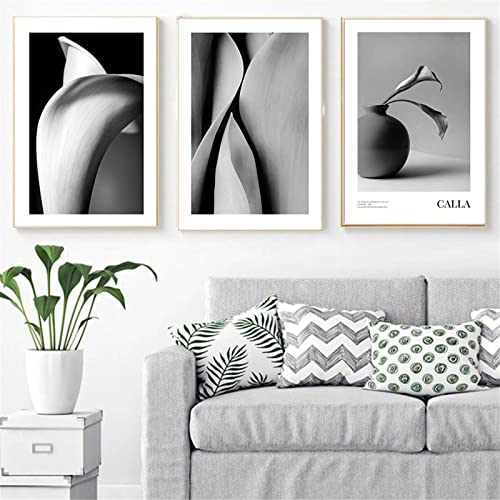 CULASIGN 3er Poster Set Handwerkliche Skulptur Muster,Grau Abstraktes Wandbilder Moderne Bilder Set OHNE Rahmen, Home Deko für Schlafzimmer und Wohnzimmer (40x50cm) von CULASIGN