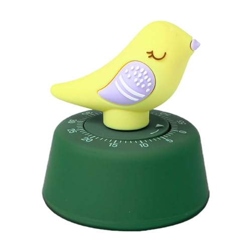 CULASIGN Küchentimer Eieruhren Countdown-Timer 60 Minuten Küchentimer Mechanische Zeiterinnerung (Gelb) von CULASIGN