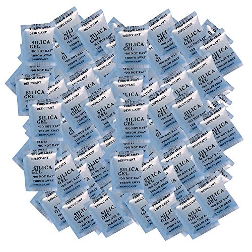 CULER 200 Packs Silica Gel Desiccant Non Toxic Feuchtigkeitsabsorbiervorrichtung Entfeuchter Form für Zimmer Küche Car Kleidung Lebensmittel von CULER